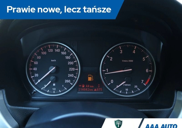 BMW Seria 3 cena 22000 przebieg: 214803, rok produkcji 2009 z Białobrzegi małe 254